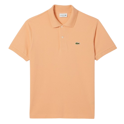 Peach Piquae Cotton Polo Shirt